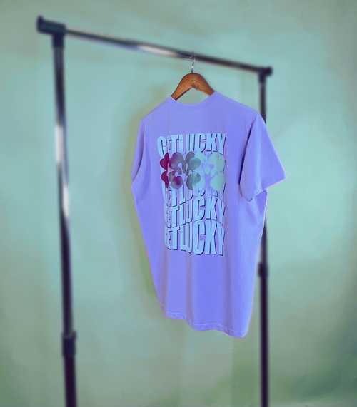 Lilac Get Lucky Graphic Tee